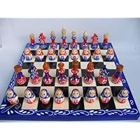 Chess Collectible * Nesting dolls Set * 29 x 30 x 4 cm Item # chs-5