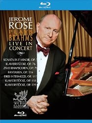 Jerome Rose Plays Brahms: Live In Concert [Blu-ray]
