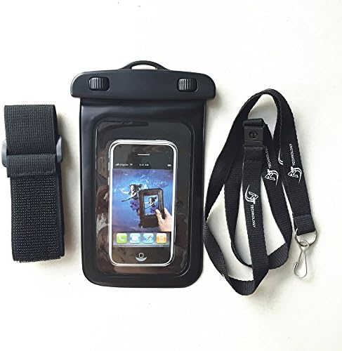 Ajtech Waterproof Case Bag for Outdoor Activities -Iphone 6,5s,5c,5;galaxy S6,s4,s3;htc One X,galaxy Note 3,note 2;lg G2 -Protects Phone From Water,sand,dust and Dirt -Ipx8 Certified to 100 Feet