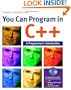 You Can Program in C++: A Programmer's Introduction