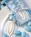 Blue Teddy Bear Bookmark Baby Shower Favors, 40
