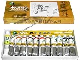 Chinese Art Supplies - Chinese Painting Calligraphy Supplies Chinese Painting Colors 12 Colors