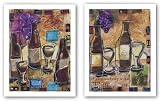 Wine Cellar Set by Tanya M. Fischer 12x16 Art Print Poster