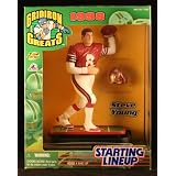 STEVE YOUNG / SAN FRANCISCO 49ERS 1998 NFL GRIDIRON GREATS Starting Lineup Deluxe 6 Inch Figure