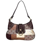 Gigi Chantal Brown Patch Tapestry Purse