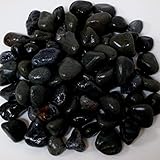 ［砂利 玉砂利 30kg］お庭にぴったりとっても綺麗なブラック化粧玉石pe03