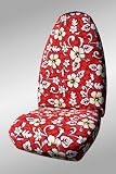 CUSTOM Chevy Malibu Seat Covers - FRONT FULL SET: Low Back Buckets w/ Adjustable Headrests (2008-2009) - Hawaiian Fire Island - Made in the USA
