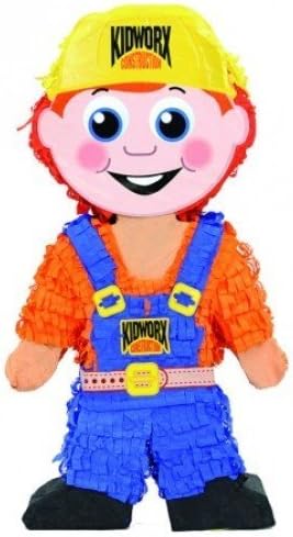 Construction Worker Kid Pinata / Fun Birthday Party Game and Decorations by Creative Collections