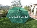 9ft Replacement Canopy 8 ribs in Hunter Green (Canopy only)