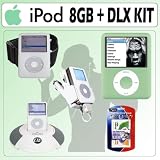 -  Apple 8GB iPod nano AAC/MP3 Player (Green) 3rd Generation w/ Deluxe Accessory Kit