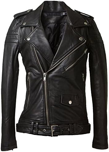 Standard Leather Womens Motorcycle Leather Jacket - X Large