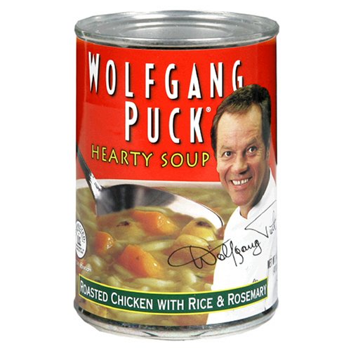 Wolfgang Puck Roasted Chicken with Rice & Rosemary Soup, 14.5-Ounce Cans (Pack of 12) by Chicken with Rice