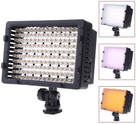 Etekcity CN-160 LED Video Light Ultra High Power 160 LED : For DV or DC Camcorder/Camera Canon, Nikon, Pentax, Panasonic, Sony, Leica , Samsung and Olympus Digital SLR Cameras, other Camera Equipment for Perfect Photos photography
