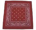 Bandana Biker Kopftuch burgund-schwarz