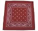 Bandana Biker Kopftuch burgund-schwarz