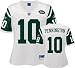 Chad Pennington White Reebok Replica New York Jets Women's Jersey - X-Large