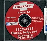 IMAGE OF 1929 1939 1949 1959 1960 1961 CHEVROLET Parts Book List CD