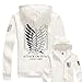 Angelaicos Unisex Cotton Blend Luminated Printing Long Sleeve Costume Coats