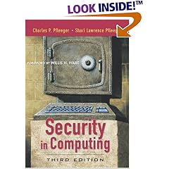 Security in Computing (3rd Edition)