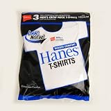 Hanes ヘインズ ブルーパック Tシャツ 白無地 3枚組 クルーネック Mサイズ