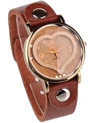 Unisex Quartz Fashion Watch - Adjustable Genuine Leather Strap - Japanese Movement - Beautiful sapphire glass face - would make a lovely gift