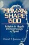 Human Shape of God: Religion in Hegel's Phenomenology of Spirit