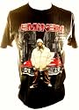Eminem Mens T-Shirt - Slim Shady Posed In Front of a Car