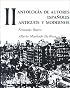 Antologia de autores espa?oles, Vol II: antigus y modernos (Antologia de autores espanoles)
