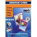 A4 Inkjet gloss Greeting Card Paper Heavy Weight 260g x50 sheets +Envelopes