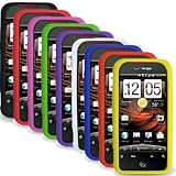 Nine Silicone Cases / Skins / Covers for HTC Droid Incredible ADR6300 - Black, White, Purple, Yellow, Orange, Red, Hot Pink, Blue, Green