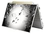 Bundle Monster MINI NETBOOK Laptop Notebook Skin Sticker Cover Art Decal - 7" 8" 9" 10" - Fit HP Dell Asus Acer Eee Compaq MSI - Butterfly Constrast