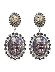 Diamanté Baroque Drop Earrings