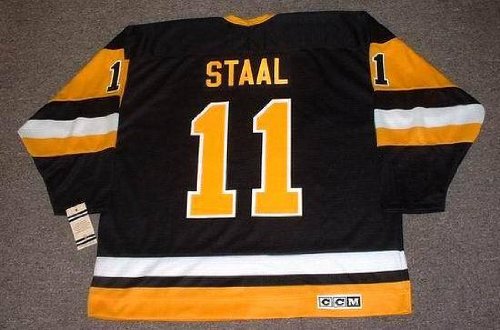 Buy JORDAN STAAL Pittsburgh Penguins 1990's CCM Vintage Throwback Away Hockey Jersey