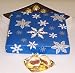 Scott's Cakes 1 Pound White Chocolate Covered Caramels in a Snowflake Box