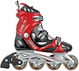 Roller Derby Girls PRO 90 Formula Z Pack Inline Skates, Large (3-6)