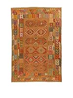 Design Community By Loomier Alfombra Kelim Kaudani (Marrón/Multicolor)