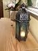 Unique Tall Rustic Moroccan Style Glass Lantern-Brand New