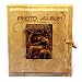 EXP Handmade Banana Bark Photo Album With Raised Elephants Design (Thailand)