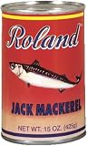 Roland Mackerel in Water, 15-Ounce Tins (Pack of 24)