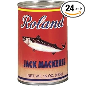 Roland Mackerel in Water, 15-Ounce Tins (Pack of 24)