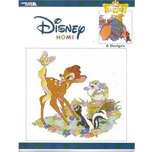 Disney Home: Disney Classics - 6 Designs (Counted Cross Stitch) (Dumbo and Timothy, Bambi... by Leisure Arts