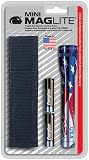 MAGLITE Mini Maglite AA Flag Lite- Holster Pack Model M2AAEH