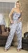 1st Fantasies Pure Magic Silk Puma Print Camisole and Pant Set