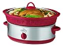 Crockpot SCE600-RS 6 Quart Oval Slow Cooker, Maroon