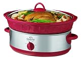 Rival SCE600-RS 6 Quart Oval Slow Cooker, Maroon