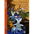Lions, �l�phants, lapins et canards en tissu