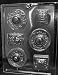 3 HATS & PURSES - FASHION Dads and Moms Candy Mold Chocolate