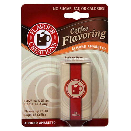 Flavour Creations Coffee Flavoring Tablets, Almond Amaretto, 48-Count Dispensers (Pack of... by Flavour Creations