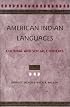 American Indian Languages: Cultural and Social Contexts