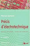 Pr�cis d'�lectrotechnique deuxi�me ann�e